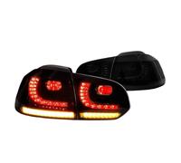 Rear Combination Light For VW For Golf 6th Gen Mk6 Hatchback Vland 2008-2014 LED Aftermarket Tail Lights With Amber Sequential Turn Signal Car Rears Lights(Smoked)