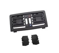 Rear Console Air Conditioning AC Vent Grille Panel Cover For BMW 5 Series E60 E61 2003-2009 Car Air Vent Outlet(Black)