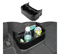 Rear Cup Holder for Jeep JL & JT,Rear Seat Storage Box Tray Organizer Floor Console Mounted Drink Holder Interior Accessories Compatible with Jeep Wrangler JL JLU & Gladiator JT 2018-2025