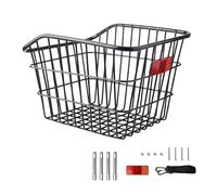 Rear Cycle - Metal Rear Bike Rack, Solid Frame Shelf | Secure Carrier School Bag, Cargo Carrier Backpack, Helmet Storage | Perfect For On The Go