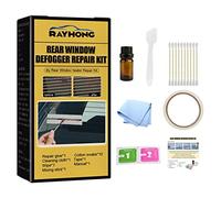Rear Defroster Repair Kit, 1/3 Rear Demister Repair Kit, Diy Windshield Repair Kit, Auto Defrost Window Defroster Repair Kit, Fixes Scratched Broken Defroster Heater Grid Lines Quick Repair Kit Auto