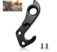 Rear Derailleur Hanger, 322175/318610 Black Carrera Gear Hanger, Compatible with Trek Includes 2 Derailleur Hanger Screws, Aluminum Alloy Bicycle Rear Derailleur Hanger