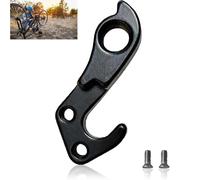 Rear Derailleur Hanger, 322175 Black Gear Hanger, Compatible with Trek Includes 2 Derailleur Hanger Screws, Aluminum Alloy Bicycle Rear Derailleur Hanger