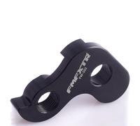 Rear Derailleur Hanger For CNC 7005 Aluminium Alloy For Bicycle Gear Hanger Single Speed Conversion Kit For Bike Dropout Adapter for Folding Mountain Bikes 10mm(Black)