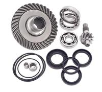 Rear Differential Ring & Pinion Gear Compatible With Honda TRX300FW | Fits Honda Fourtrax 300 1988-2000; Includes Bearing Kit