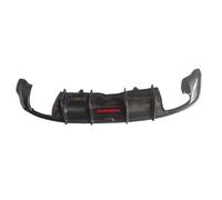 Rear Diffuser Bumper For A5 Standard Coupe 2008-2011 Carbon Fiber Rear Diffuser Splitter With Light Rear Bumper Bodykits Guard Spoiler FRP Kits Bumper Guard(Carbon Fiber)