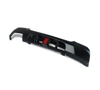 Rear Diffuser Bumper For BMW E92 E93 Sport 2008 2009 2013 For MP Style Splitter Protector Rear Bumper Diffuser Lip With LED Brake Light Rear Diffuser Bumper Guard(Glossly black)