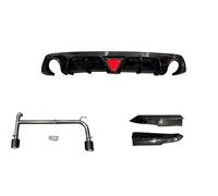 Rear Diffuser Bumper For Geely For Fourth For Generation For Grand For Proton S70 2022 2023 2024 Modified Size Surround Exhaust Front Rear Lips Diffuser Bumper Guard(Black B)