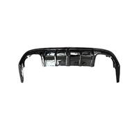 Rear Diffuser Bumper For Volvo V40 2013-2019 Car Rear Bumper Diffuser Lip Splitter Apron Bodykit Exterior Tuning Accessories Four Way Exhaust Pipe Bumper Guard(Glossy Black 4)