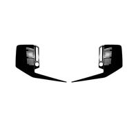 Rear Diffuser Bumper Rear Bumper Side Air Vent Trim Spoiler For BMW 2 Series For M2 For G87 2023-2025 Carbon Fiber Look/Gloss Black Fog Light Frame Cover Kit Bumper Guard(Glossy Black)