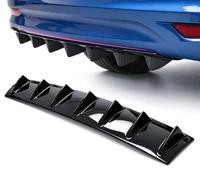 Rear Diffuser Bumper Spoilers for BMW 3 Series Gran Turismo F34 2016-2020 | Universal,Glossy Black ABS,Lower Wing Decoration for Cars,Effective protection for the rear bumper