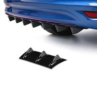Rear Diffuser Bumper Spoilers for BMW 3 Series Gran Turismo F34 2016-2020 | Universal,Glossy Black ABS,Lower Wing Decoration for Cars,Effective protection for the rear bumper