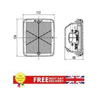 Hella LED Rear Light Lamp With Indicator 12v - 2BA 013 236 181 Genuine