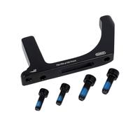 Elvedes Flat Mount/post Mount Front Disc Brake Caliper Adapter 160 mm Black