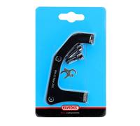 Rear disc brake adapter for mountain bike, Elvedes 220 mm disc, post-mount calip