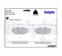 DELPHI LP1755 Brake pad set