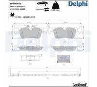 Rear Disc Brake Brake Pad Set Delphi LP5008EV Fits BMW Mini i3 Mini Accessories