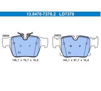 ATE DISC BRAKE BRAKE PAD SET 13047073782