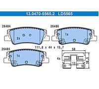 ATE 13.0470-5565.2 Brake pad set