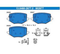 ATE 13.0460-2677.2 Brake pad set