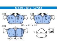 ATE 13.0470-7364.2 Brake pad set