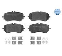 MEYLE 025 228 0219 Rear Brake Pad Set Fits Man VW with Accessories with Plate