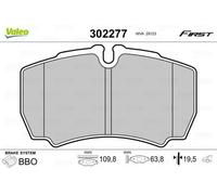 Rear Disc Brake Pad Set VALEO Fits IVECO Daily III IV V VI 42561102 NEW