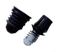 Rear Door Buffer Block with Spring for Model 3 - Black ABS Replacement Part Compatible with 1108767-00-C, Fits Left or Right Rear