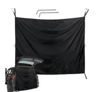 Rear Door Shower Curtains - Privacy Panels,Adjustable Sunshade Light Blocking Protection with Magnetic Hooks for Camping RV Women Men Outdoor Travel