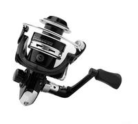 Rear Drag Fishing Reel Standard Size Carp Trout Pike(Black 2000)