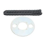 Rear Drive Sprocket Cog T8F 54T Tooth with 116 Links Chain Set Kit for 2 Stroke