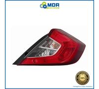 Rear External Right LED Tail Light Dark Background DX Honda Civic 2017
