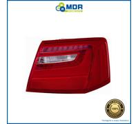 Rear - External Right White Red LED Tail Light - DX - for Audi A6 2011->2014