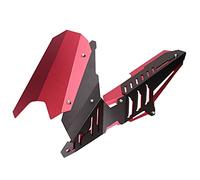 Rear Fender Chain Guard, Aluminum Alloy, CNC (Red)