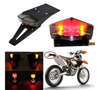 Rear Fender LED Brake Tail Light Turn Signals Running Lamps License Plate Light With 5 Wires for Custom Off-road Cross Dirt Bike Enduro Yamaha Suzuki DRZ Kawasaki Honda CRF