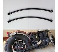 Rear Fender Rail Support Bracket Mount Holder Motorcycle Chopper Bobber (Black)