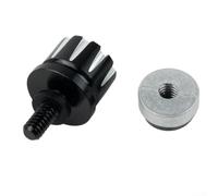 Rear Fender Seat Mount Screw Bolt Cap Nut 14 Aluminum with Knurled Sides and Rubber Washer for Secure Fitment on Rear Top Fender Not for Solo or Side Mounts