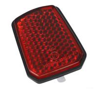 Rear Fender with Taillight for Kukirin G3 G4 Black(Red) | Includes sturdy bracket, fixes LED cable, prevents wheel for contact effectively