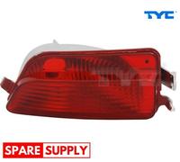 REAR FOG LIGHT FOR CITROËN C4 TYC 19-0620-01-2 FITS LEFT
