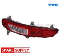 REAR FOG LIGHT FOR KIA SPORTAGE TYC 19-15060-05-2 FITS LEFT