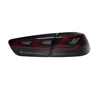 Rear Fog Light For Mitsubishi For Lancer 10 For EVO Car Styling Tail Lights Rear Lamp DRL Dynamic Turn For Signal For Reverse Brake Light(Black)