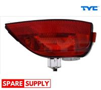 REAR FOG LIGHT FOR RENAULT MEGANE III TYC 19-14943-10-2 FITS RIGHT