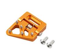 Rear Folding Brake Pedal Step Tip Plate Compatible With Motorcycle Models 390 790 890 990 950 1050 1090 1190 1290 Super Adventure R S T 690 SMC R For Part Number 8K1927225B(Orange)