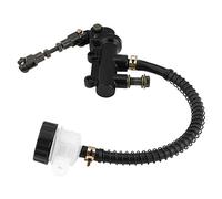 Rear Foot Brake Pump, motorcycle motorbike Folding Rear Foot Brake Hydraulic Master Cylinder Pump Reservoir for Motorbike ATV Dirt Bike
