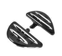Rear Foot Pegs Footrest Passenger Floorboards Chrome Compatible With Softail Heritage Touring Electra Sportster Motorcycles(Black)
