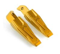Rear Foot Pegs Rests Passenger Footrests | CNC Motorbike Footpegs For Yamaha Tmax 530 T-max dx sx 2012-2019 Tech Max Tmax 500 XP500 Tmax 560 Generic(Gold)