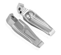 Rear Foot Pegs Rests Passenger Footrests | Motorbike Foot Pegs For Yamaha Tmax 530 T-max dx sx 2012-2019 Tech Max Tmax 500 XP500 Tmax 560 MTVTFECEWG(Silver)
