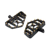 Rear Footpeg Motorcycle MX Foot Pegs Wide Fat Floorboards Footrests Pedals Peg For Sportster XL 1200 883 Dyna FXDF FLH Bobber Street
