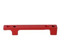 Rear for Bicycle Brake M Aluminium Alloy for Bike Disc Brake Adapter for 160mm Post Mount Fork to 180mm or 203mm Conversion and Front (Red 203mm)