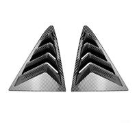 Rear For Quarter Shutter Louver Cover for Fiesta For MK8 2018-2024, Side Vent Trim, Car Rear For Shutter Cover, Carbon Fiber Look, Black